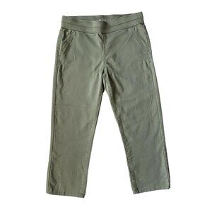 Soho New York & Co Jeans olive green high waist cropped pull on stretch legging